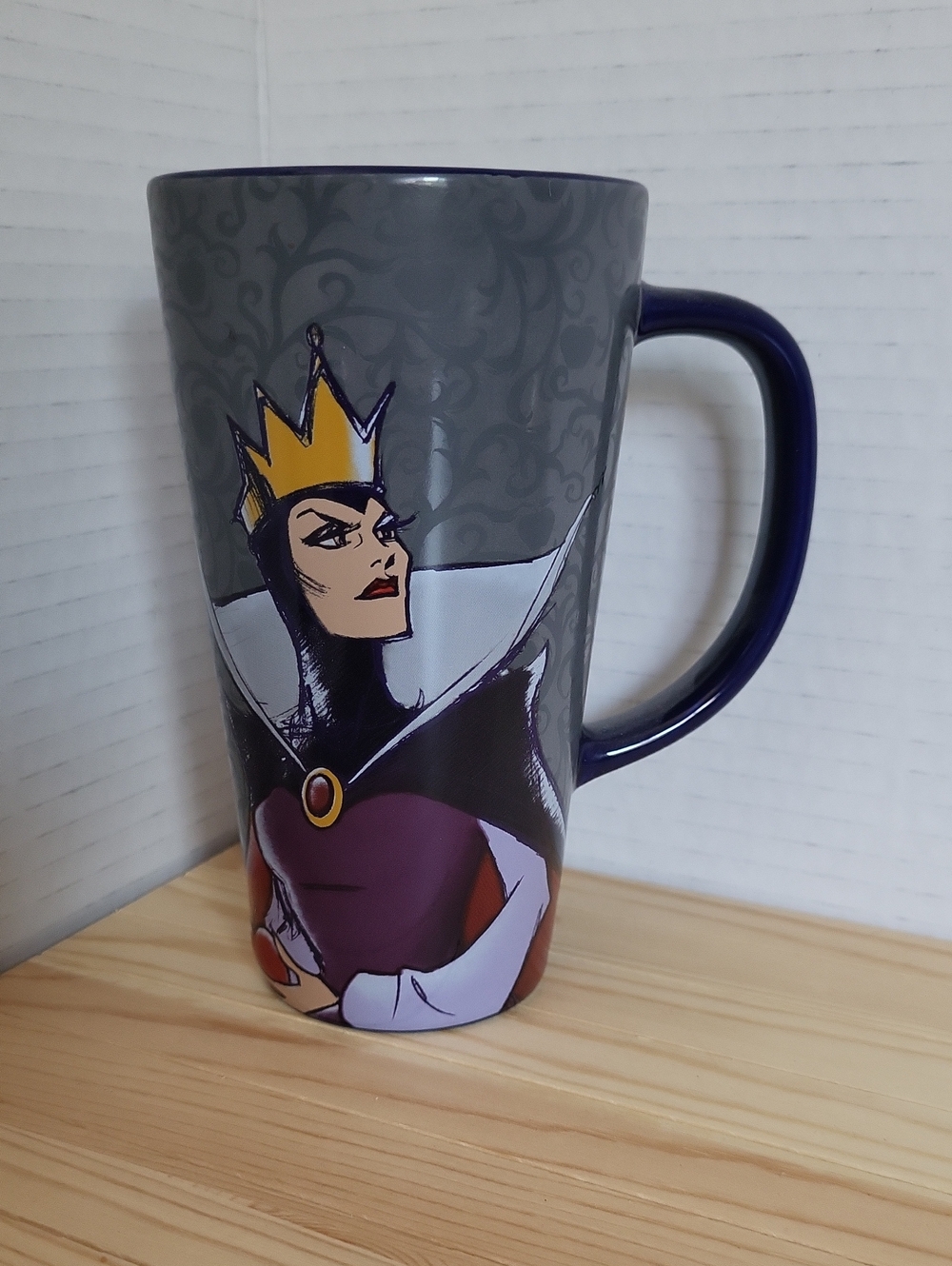 Disney Parks Evil Queen Tall Ceramic Latte Mug.